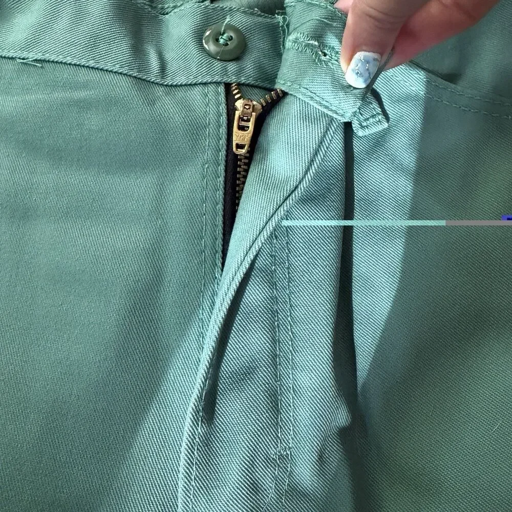 Bulwark RG03230 FR CAT 2 Pants 40x30 Green ATPV 12 NFPA 2112 NWOT Welder Molton